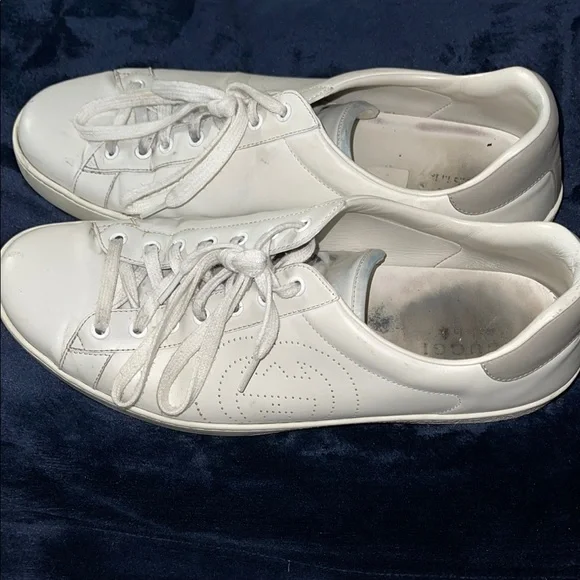 Gucci Classic White Leather Sneakers